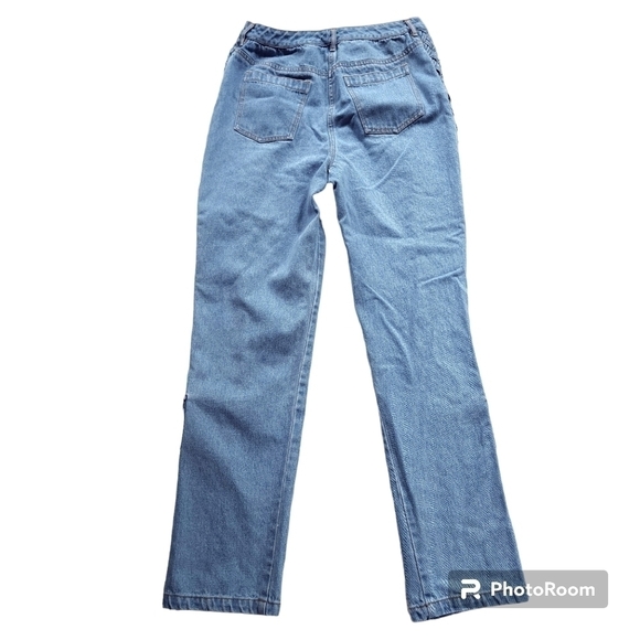 Vintage 80s 90s Together Braided Denim Jacket and Jeans set - Picture 5 of 16